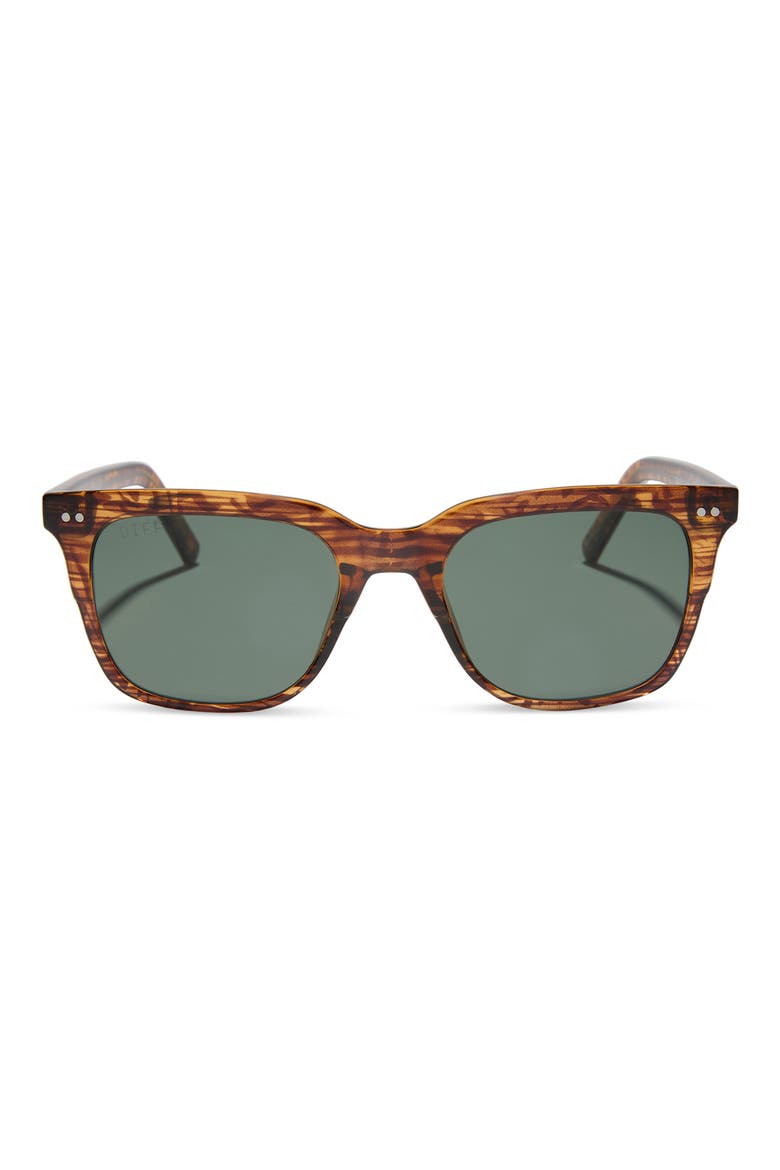 53mm Bobby Square Sunglasses, Main, color, GOLDEN HORN