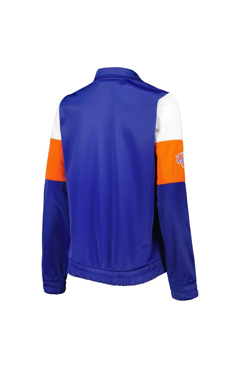G-III 4HER BY CARL BANKS Women's G-III 4Her by Carl Banks Blue New York Knicks Change Up Full-Zip Track Jacket, Alternate, color, Blue