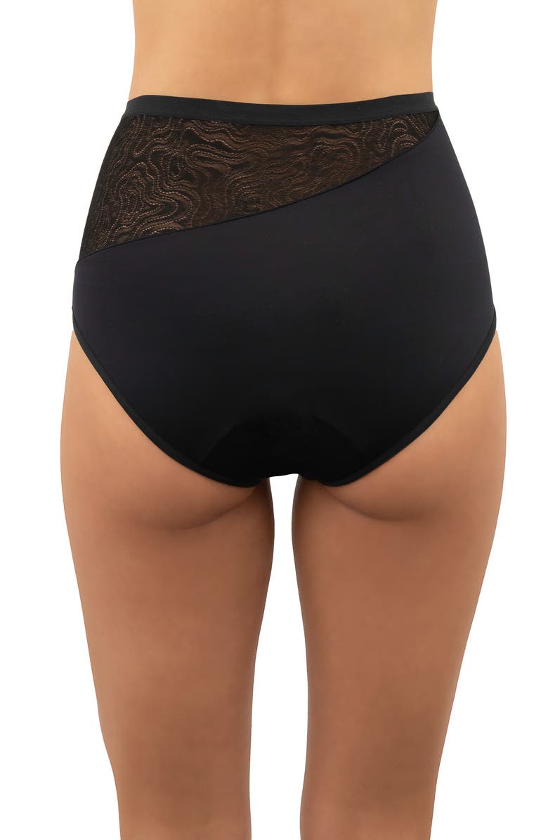 Saalt Period & Leakproof Regular Absorbency High Waist Briefs, Alternate, color,