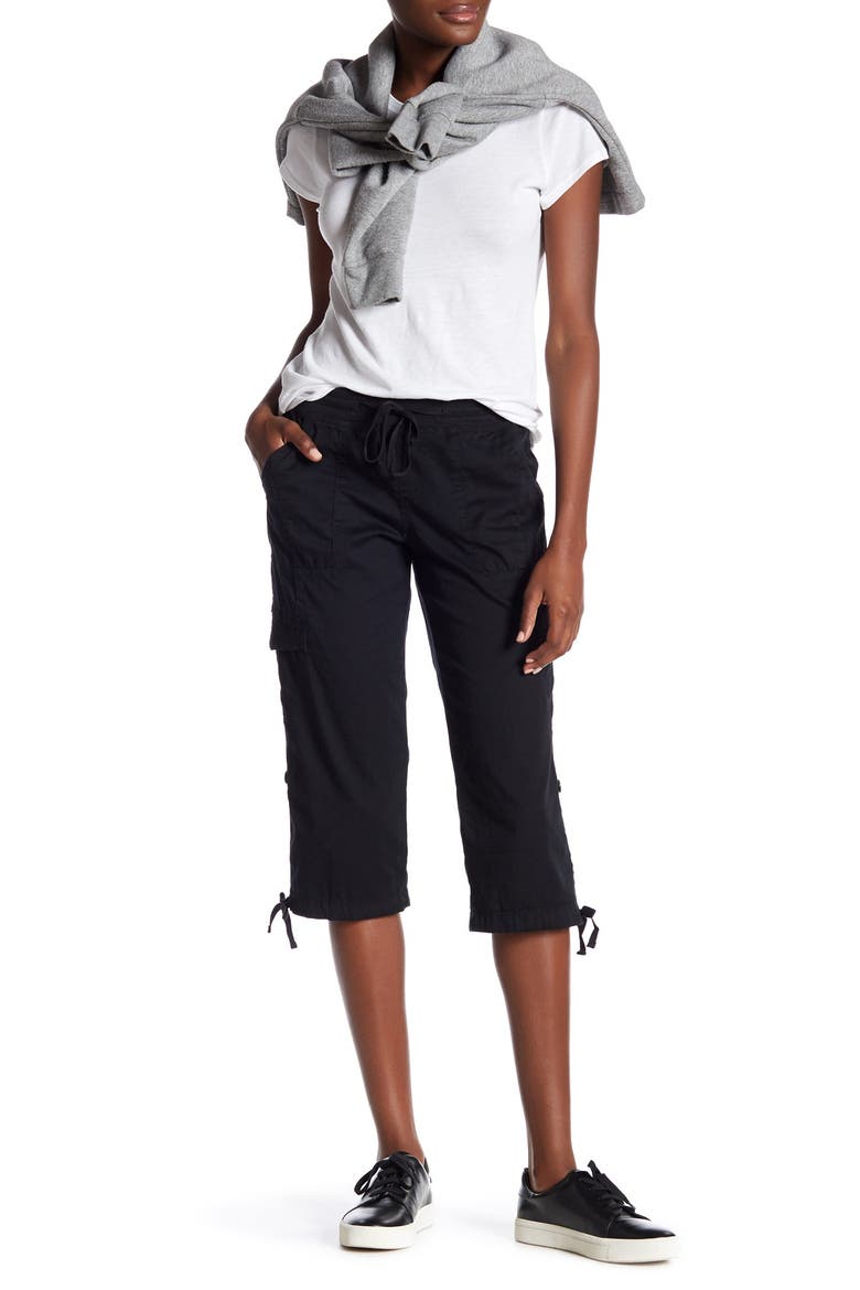 Harriet Crop Pants, Main, color, BLACK