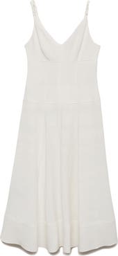 MANGO V-Neck A-Line Dress