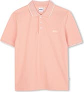 BOSS Kidswear Kids' Tipped Stretch Cotton Piqué Polo