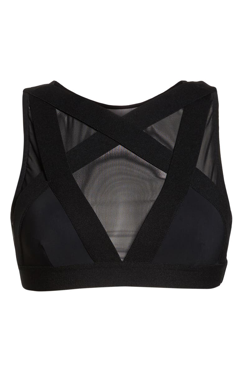 Alo Bandage Sports Bra, Alternate, color, 