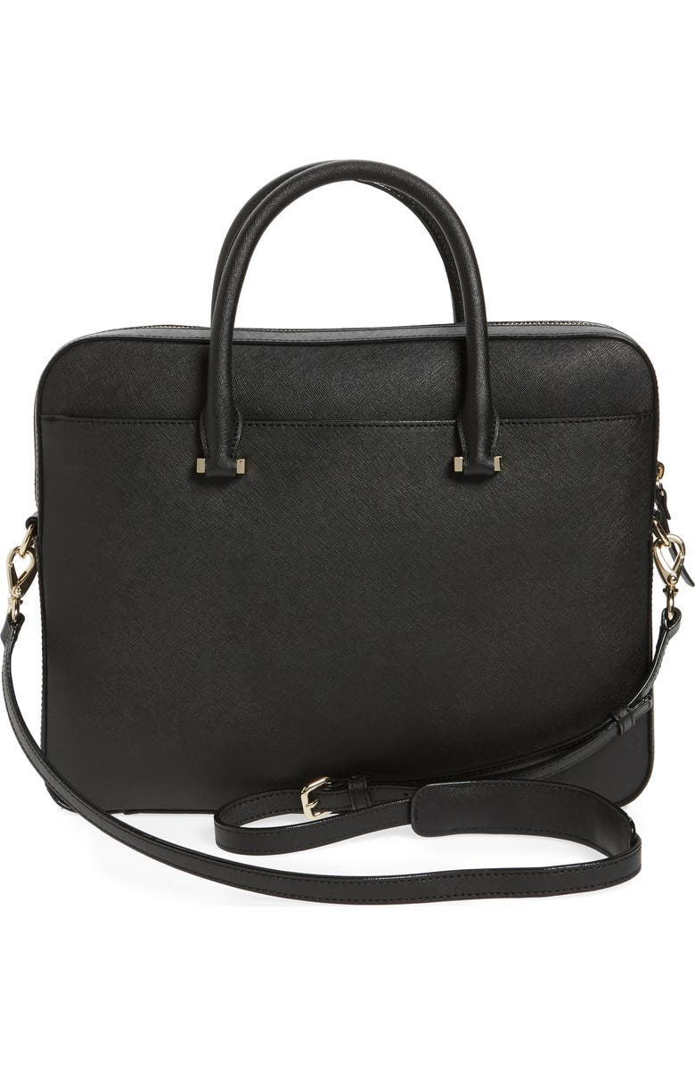 Kate Spade New York saffiano leather 13 inch laptop bag, Alternate, color,