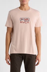 RVCA Mountain Logo Graphic T-Shirt