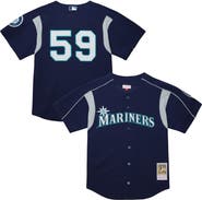 Mitchell & Ness Men's Mitchell & Ness Felix Hernandez Navy Seattle Mariners Cooperstown Collection Batting Practice Jersey