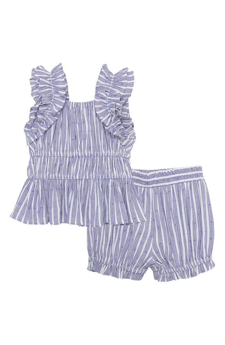 Habitual Kids Kids' Smocked Ruffle Top & Shorts Set, Alternate, color,
