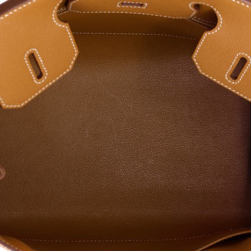 Pre-owned Hermes Hermes Birkin Sellier Bag Brown Epsom With Gold Hardware 30 In Gold