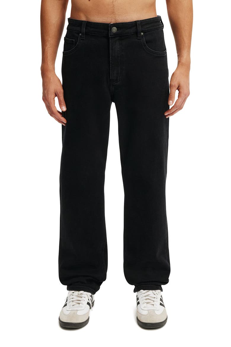 Men's Loose Straight Jean, Main, color, Roan Black