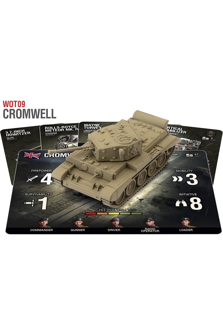 Gale Force Nice World Of Tanks British (Cromwell) Expansion Miniatures Game, Alternate, color, Multicolored