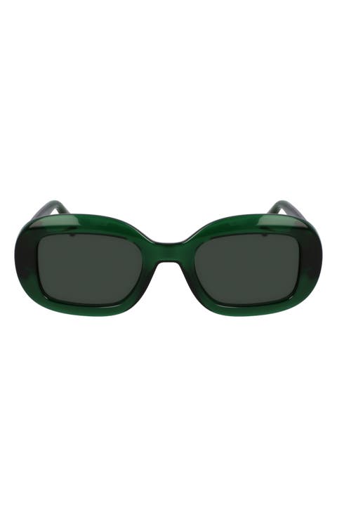 Gancini 51mm Oval Sunglasses