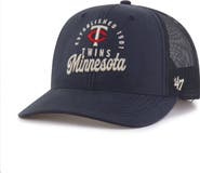 '47 Men's '47 Navy Minnesota Twins Pitstop Trucker Adjustable Hat
