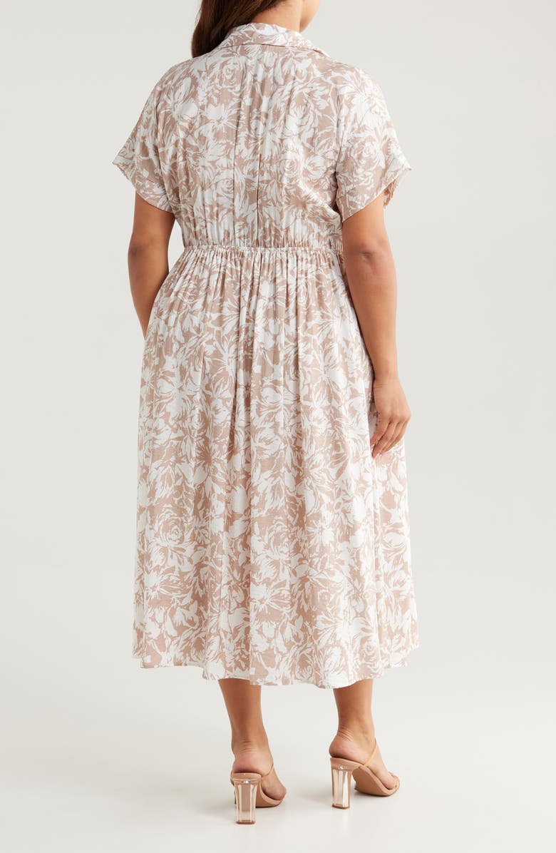 Renee C Abstract Dress, Alternate, color, Taupe