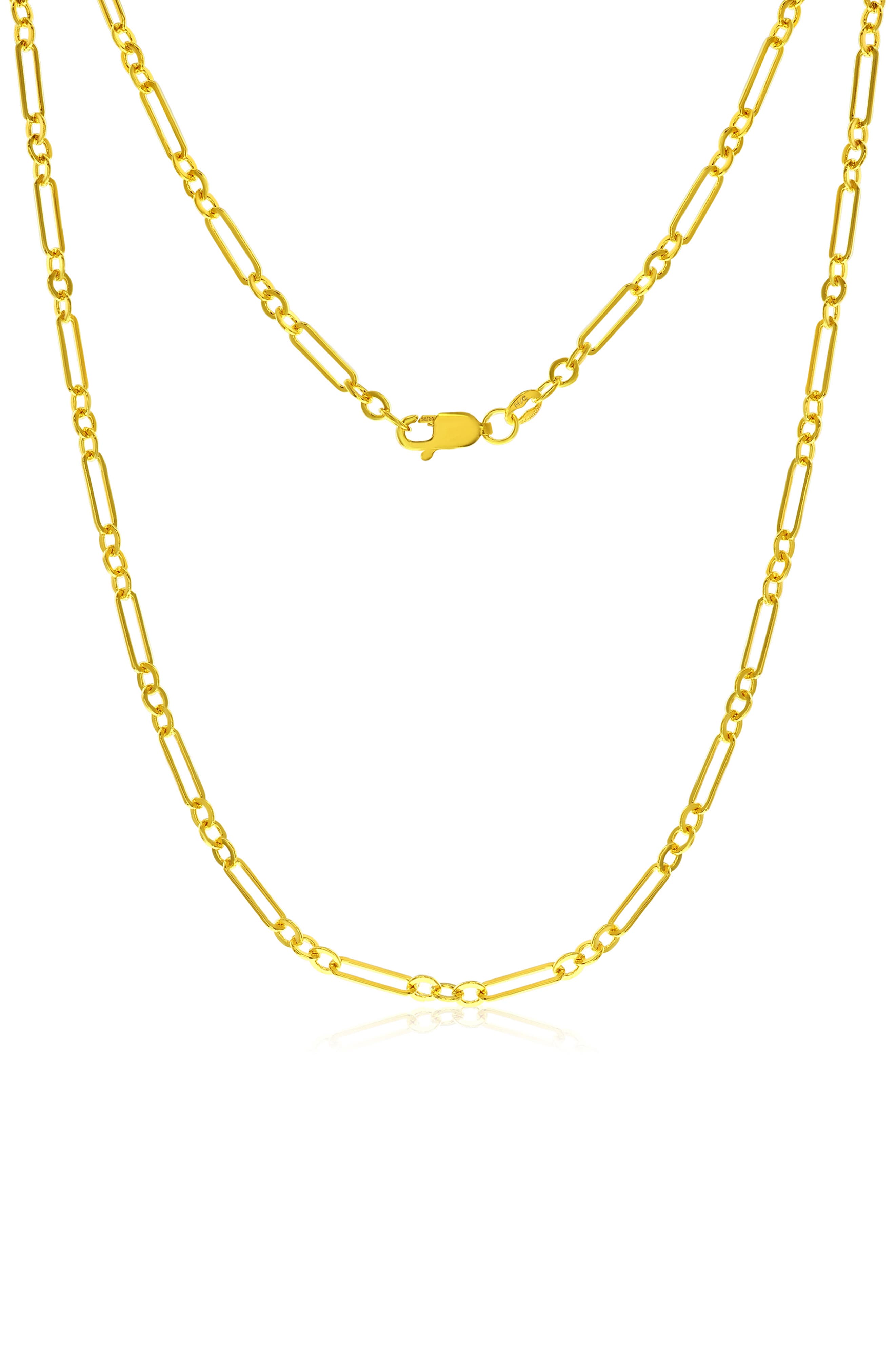 14k Gold Fill Paperclip Chain Necklace