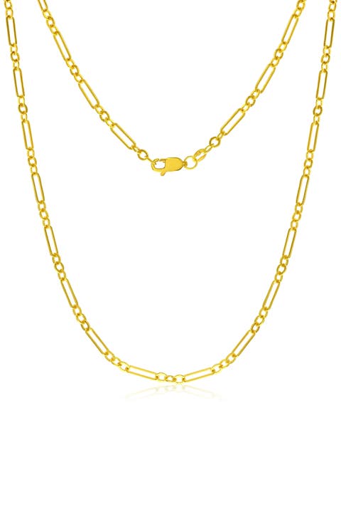 14k Gold Fill Paperclip Chain Necklace