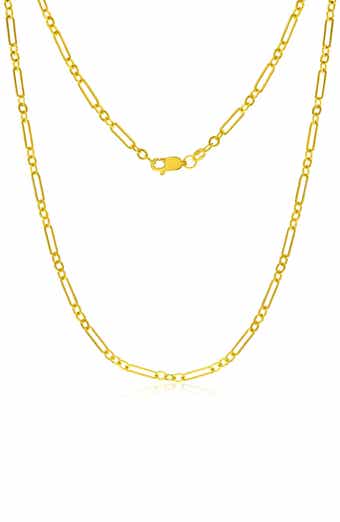 14k Gold Fill Paperclip Chain Necklace