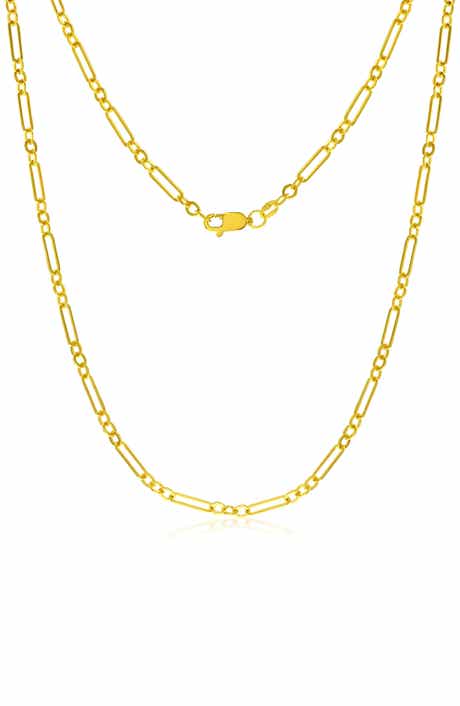 14k Gold Fill Paperclip Chain Necklace
