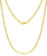SIMONA 14k Gold Fill Paperclip Chain Necklace