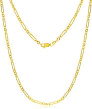 SIMONA 14k Gold Fill Paperclip Chain Necklace