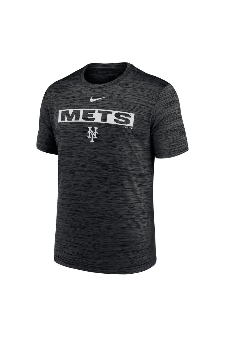 Men's Nike Black New York Mets Velocity Dri-FIT T-Shirt, Alternate, color, Black