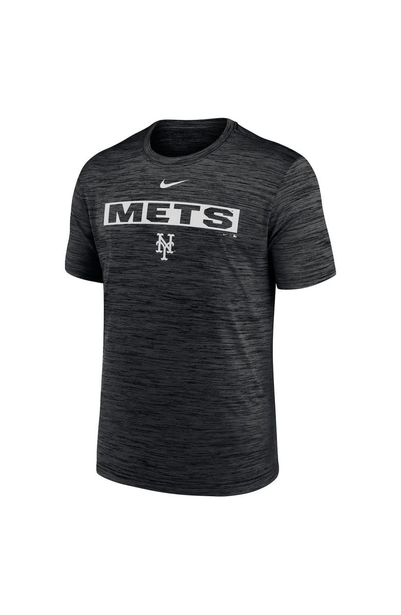 Nike Men's Nike Black New York Mets Velocity Dri-FIT T-Shirt, Alternate, color, Black