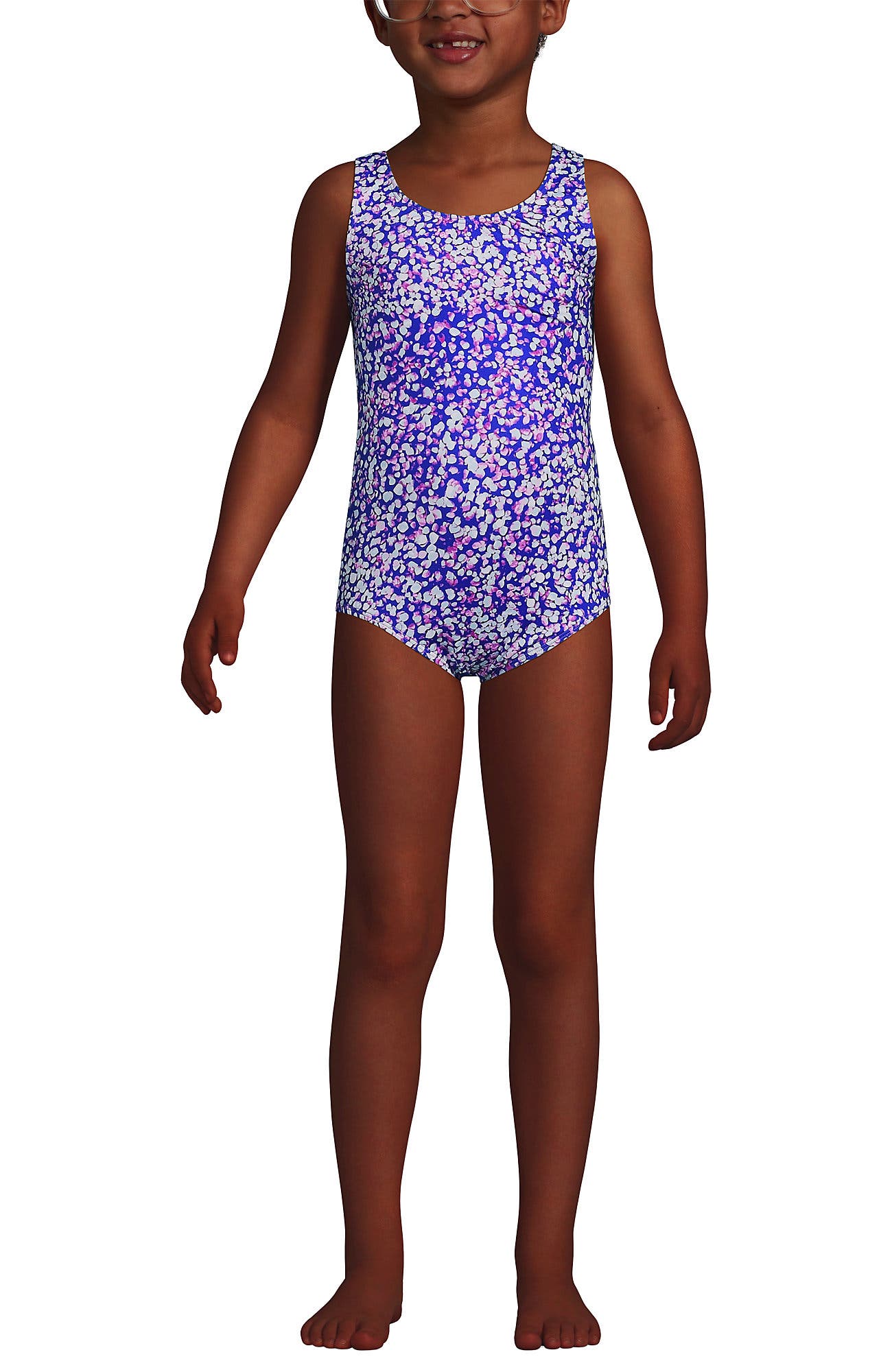 Electric Blue Mosaic Dot