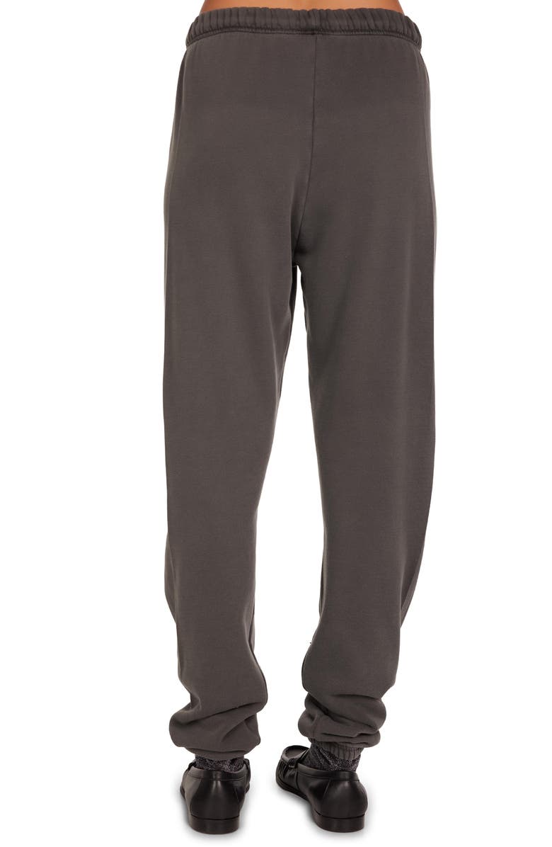 Lauren Moshi Nika Black Crystal Multi Stars Sweatpants, Alternate, color, Pigment Black
