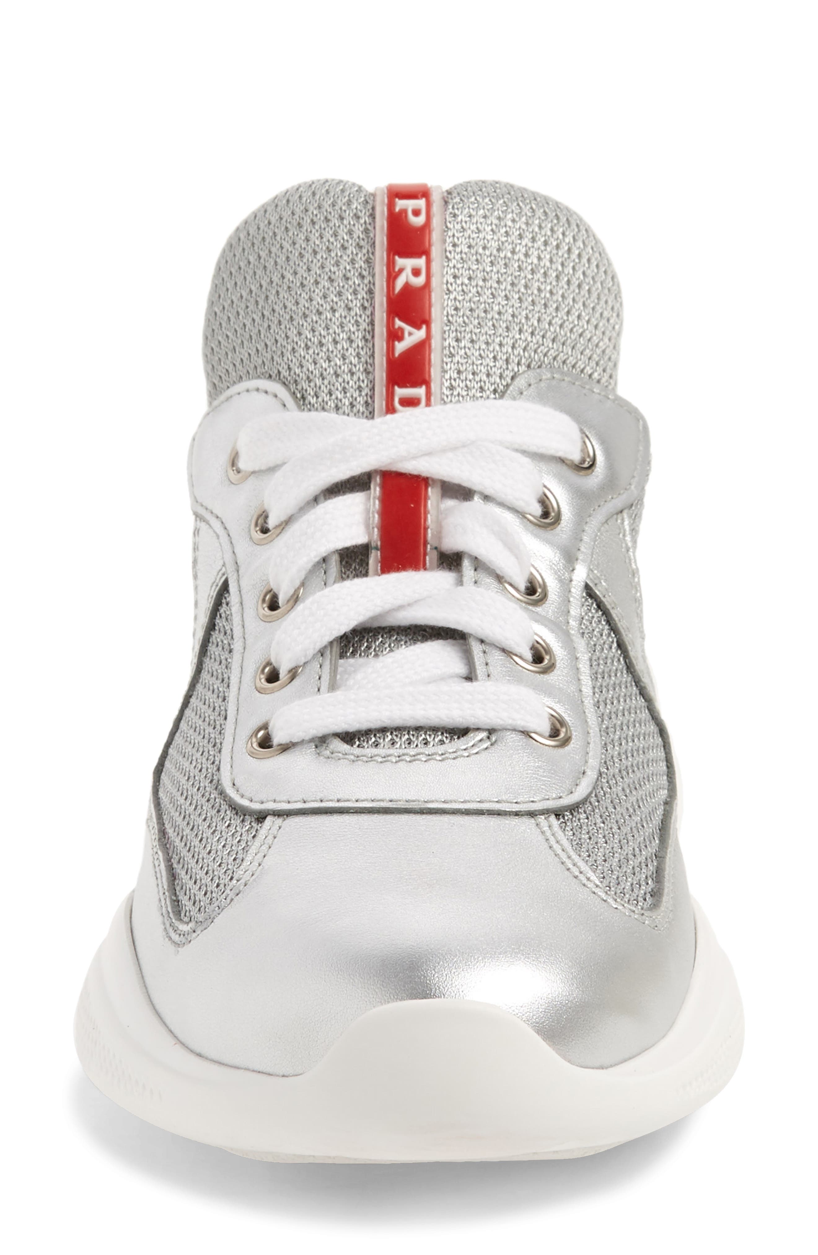 Prada Low-Top Sneaker, Alternate, color, 