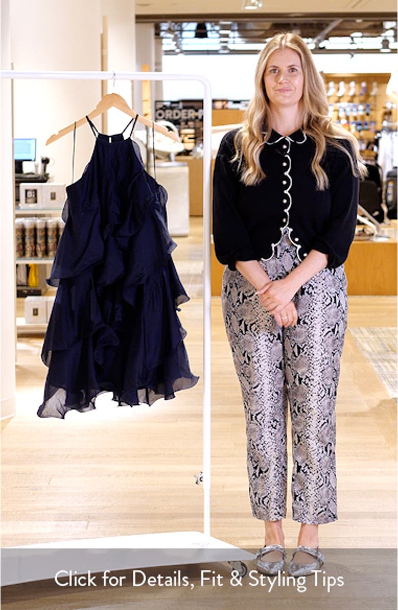 Aileen Tiered Minidress, sales video thumbnail