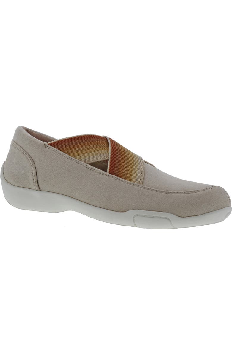 Ros Hommerson Clever Loafer, Main, color, Beige Textile Combo