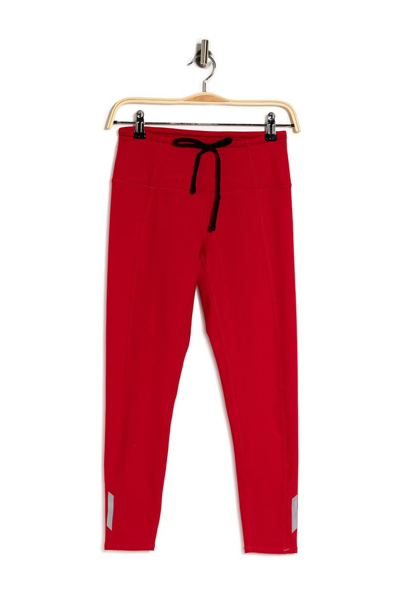 High Waist Daily Interval Run 7/8 Leggings, Alternate, color, RED COUTURE