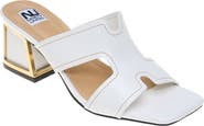 NINETY UNION Bright Block Heel Slide Sandal
