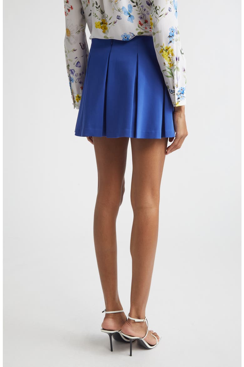 Emilie Pleat Miniskirt, Alternate, color, TWILIGHT BLUE