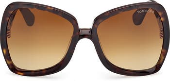 TOM FORD Jerry 60mm Gradient Butterfly Sunglasses | Nordstrom
