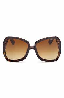 TOM FORD Jerry 60mm Gradient Butterfly Sunglasses