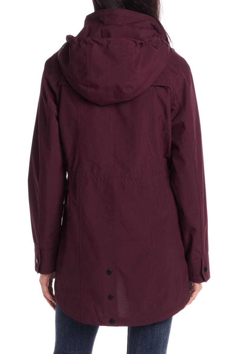 Hooded Packable Jacket, Alternate, color, BLACKBERRY