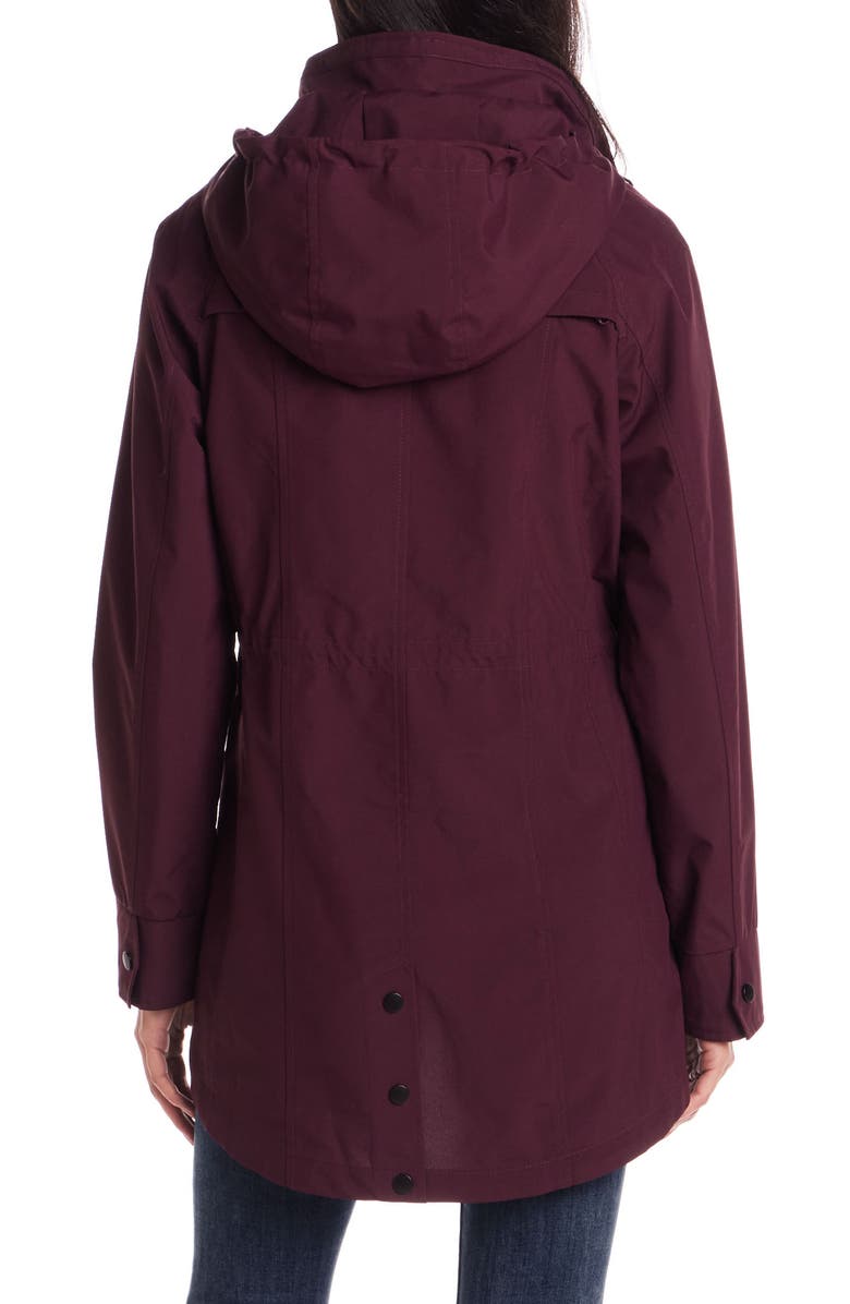Gallery Hooded Packable Jacket, Alternate, color, Blackberry