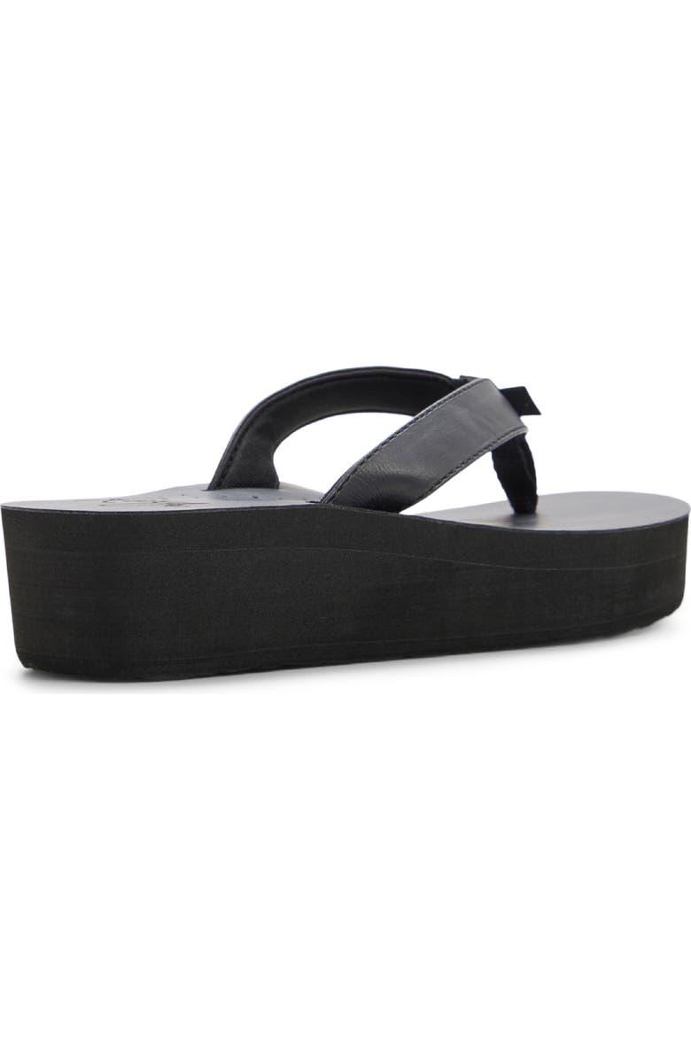 Roxy Melinda Platform Flip Flop, Alternate, color, Black