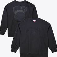 Mitchell & Ness Men's Mitchell & Ness Black New York Knicks Phantom Fleece Sweatshirt