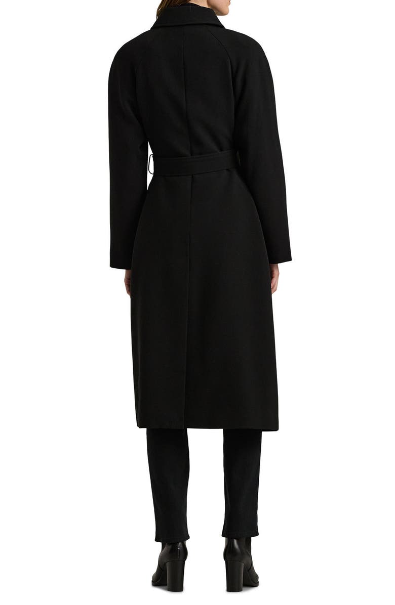 Lauren Ralph Lauren Crepe Belted Coat, Alternate, color, 