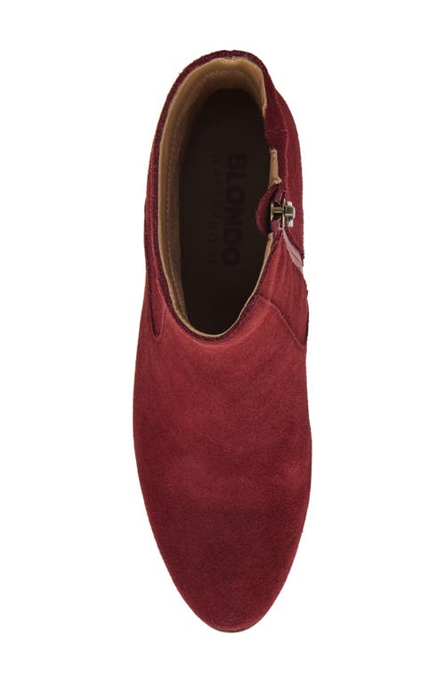 Blondo Hylia Waterproof Bootie In Burgundy