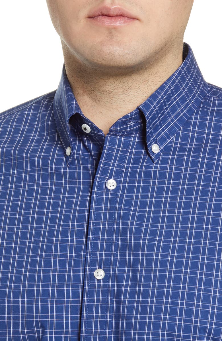 NORDSTROM MEN'S SHOP Tech-Smart Traditional Fit Stretch Check Dress Shirt, Alternate, color,