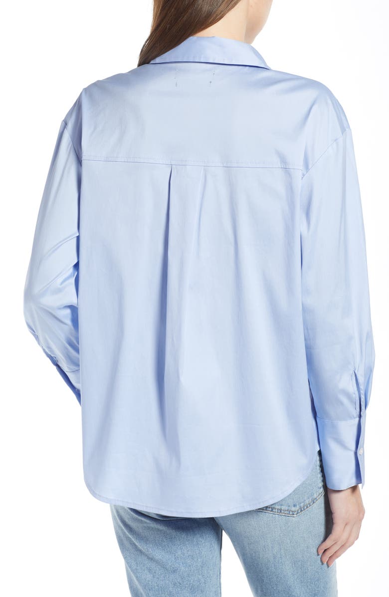 Something Navy Oversize Shirt, Alternate, color, 