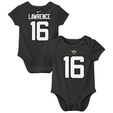 Newborn & Infant Nike Trevor Lawrence Charcoal Jacksonville Jaguars Player Name & Number Bodysuit