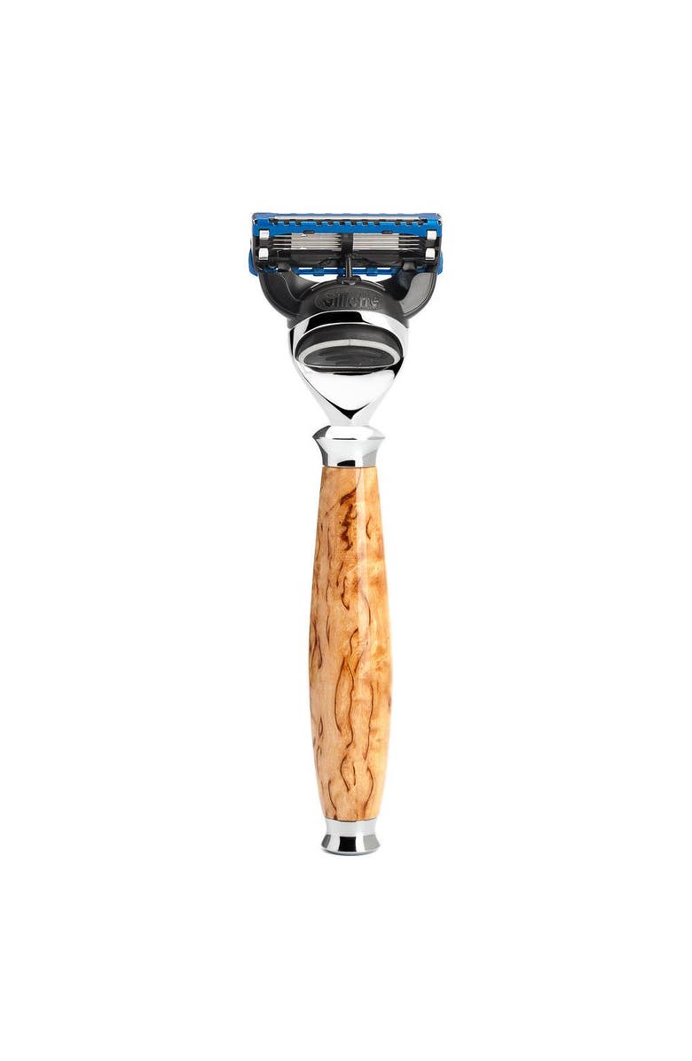 MÜHLE Purist Karelian Masur Birch Fusion Razor, Main, color, Masur Birch