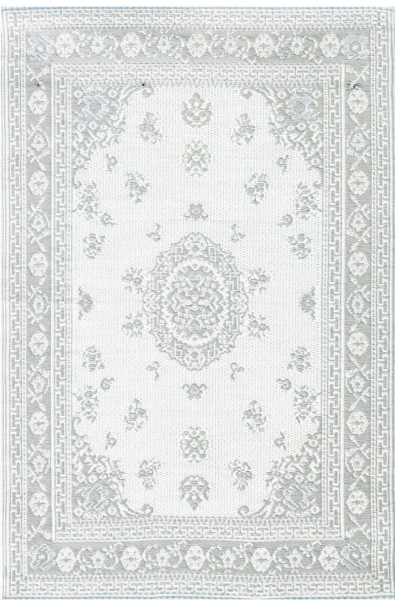 Mad Mats Floral Alabaster Rug, Main, color, 5'X8'