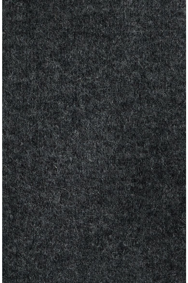 Randi Boiled Wool Blend Sweater, Alternate, color, DARK GREY