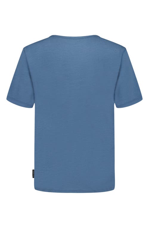 Lucky Brand Kids' Short Sleeve Henley In Blue