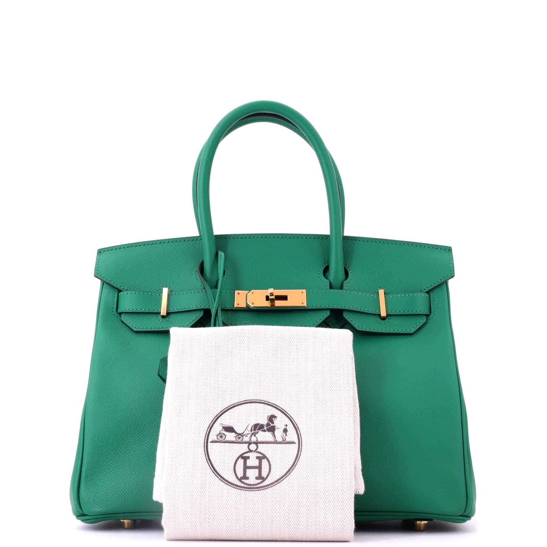 Birkin Handbag Green Epsom with Gold Hardware 30, Alternate, color, Green
