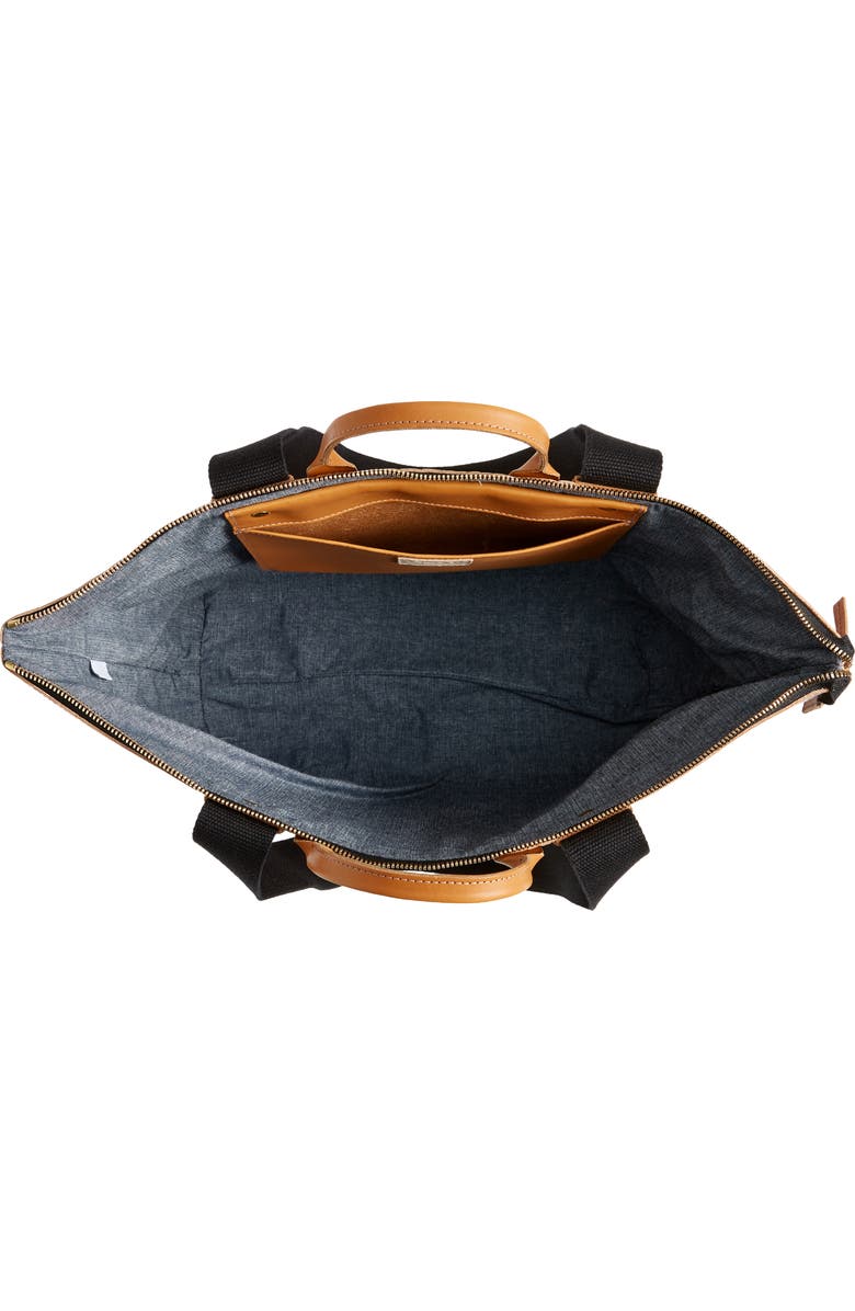 Clare V. Le Zip Sac Croc Embossed Leather Tote, Alternate, color,